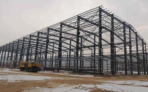 两当两当钢结构厂房安装